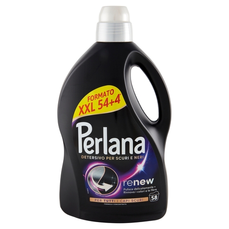PERLANA Detersivo Scuri e Neri 58 Lavaggi 2.900 mL